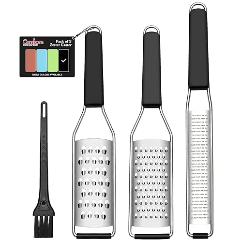 Cambom Lemon Zester Grater Three-piece Suit - Heavy Duty Kitchen