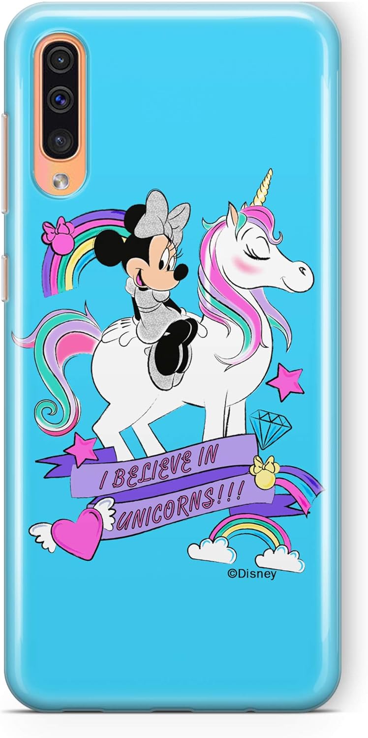 ERT GROUP Mobile Phone case for Samsung A50/A50s/A30s Original and Officially Licensed Disney Pattern Minnie 030 optimally adapted to The Shape of The Mobile Phone, Partially Transparent