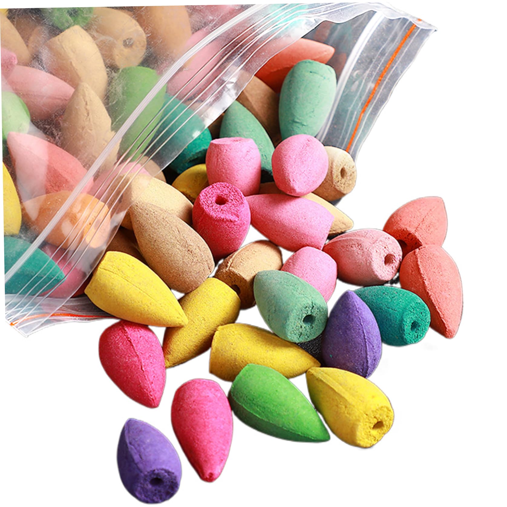 Backflow Incense Cones with Burner, 30-Pack Natural Mixed Aromatherapy Scents for Yoga, Meditation & Relaxation