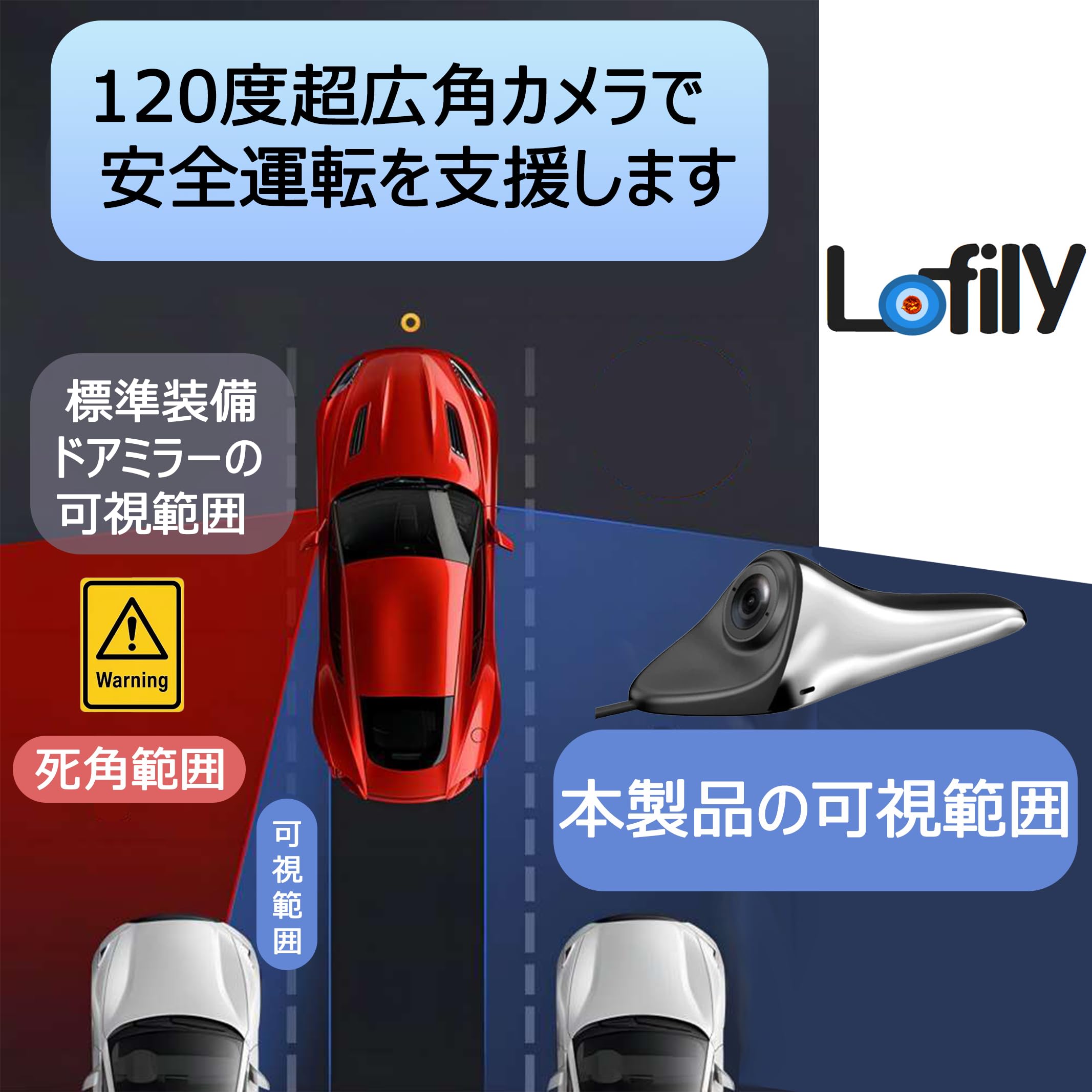 Lofily 6.25インチ電子サイドミラー＆ドラレコ Amazon.co.jp: Lofily 【日本企業モデル】電子サイドミラー &ドライブ
