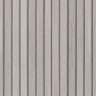 Abyssaly Wood Slat Wallpaper Peel and Stick, Grey Shiplap Wood Grain Contact Paper, Removable Self Adhesive Faux Panel Wall Covering for Cabinets and Drawers 17.71 in X 118 in