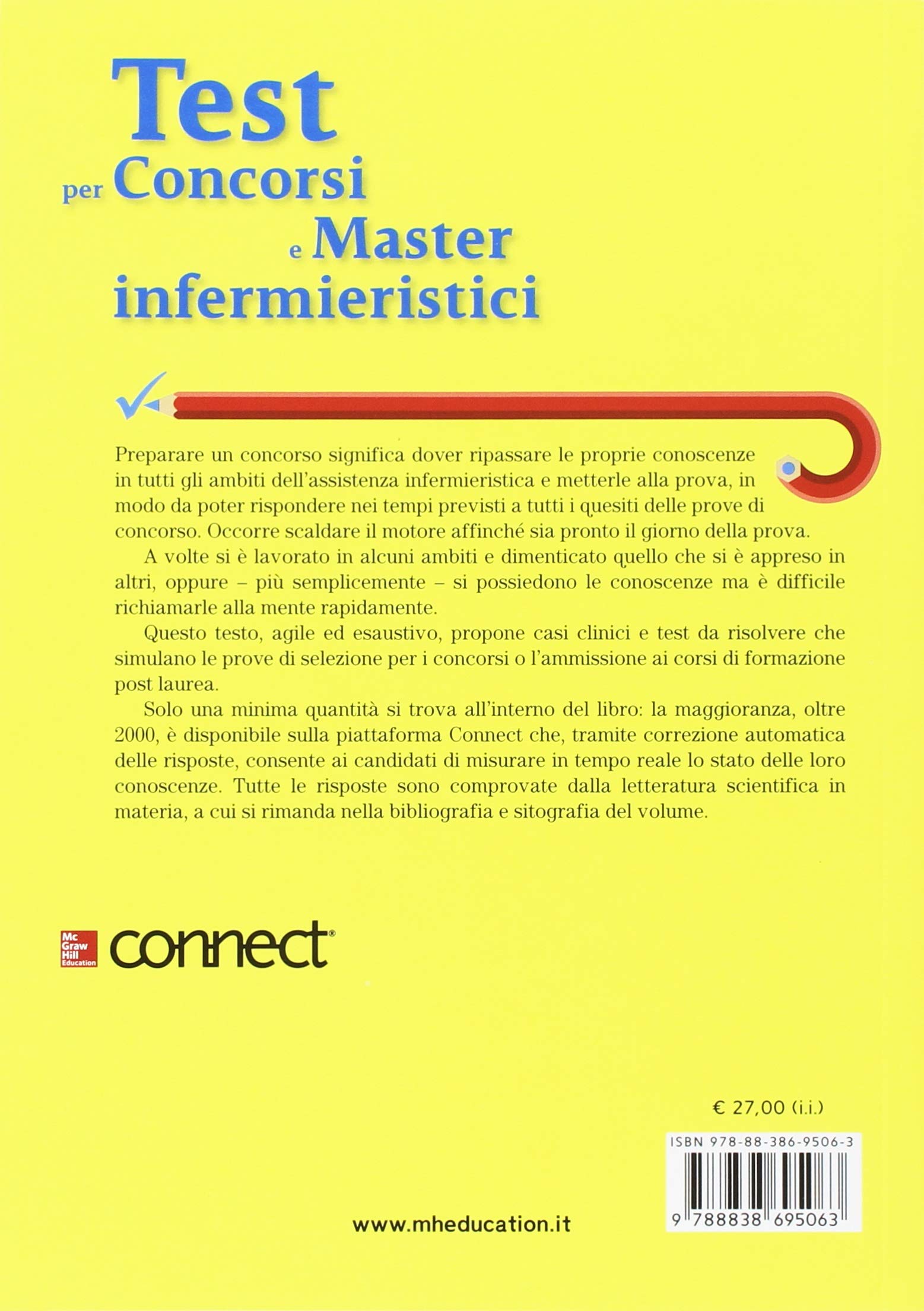 Test per concorsi e master infermieristici. Con Connect