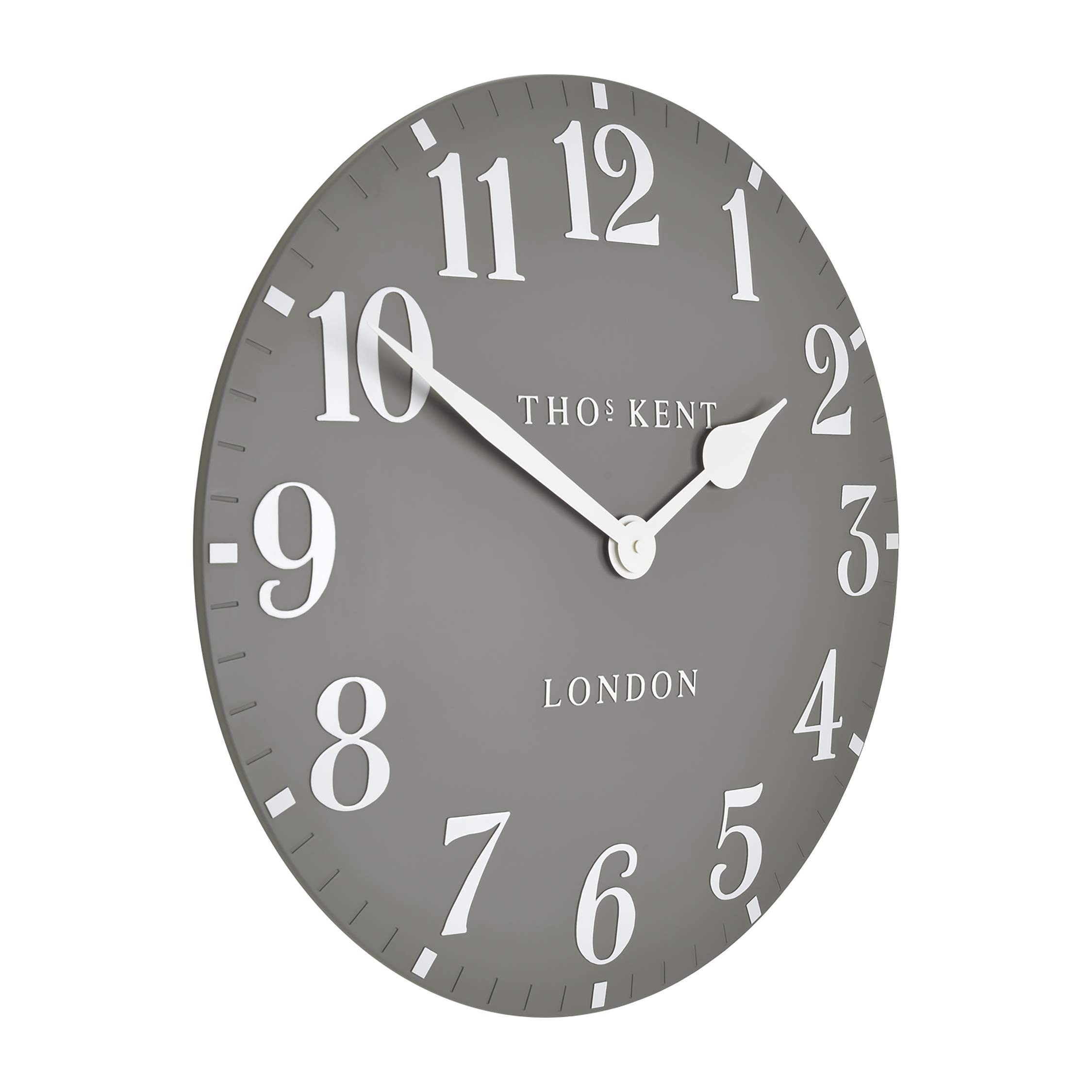 Thomas KentArabic Design Large Dolphin Grey Wall Clock - 20" London