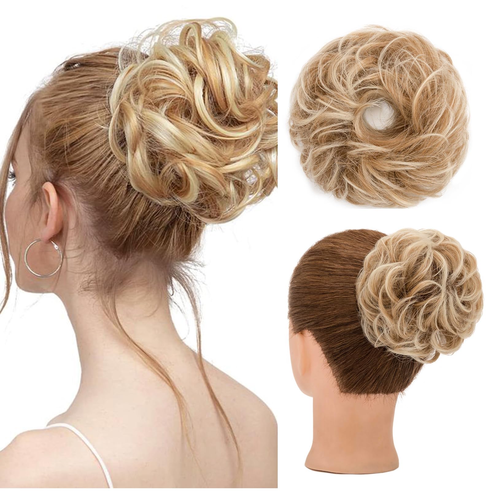 Messy Bun Hair Piece