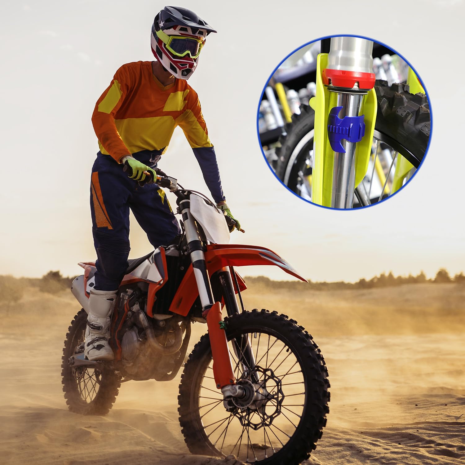 cyly Motorch Seal Pulire Tol, Front Fork Seals Pulire Universale Ammortizzatore Riparazione Strumento Olio Strumento per Dirt Bike