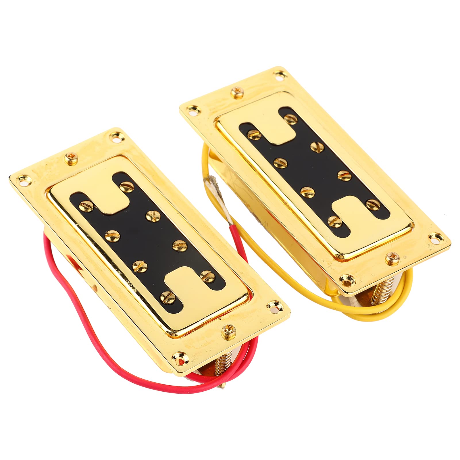 Przetwornik do gitary basowej Lekkie akcesoria do instrumentów muzycznych Srebrny opór 12K do gitary elektrycznej i basu Materiał mosiężny Zestaw 2 szt. (BBT 4-string bass 8-magnetic column pickup)