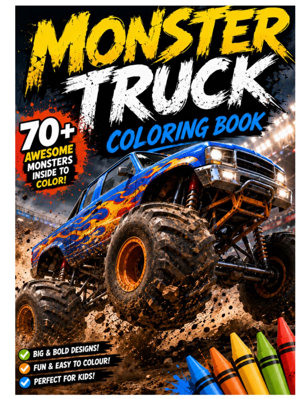 MONSTER TRUCK COLORING BOOK