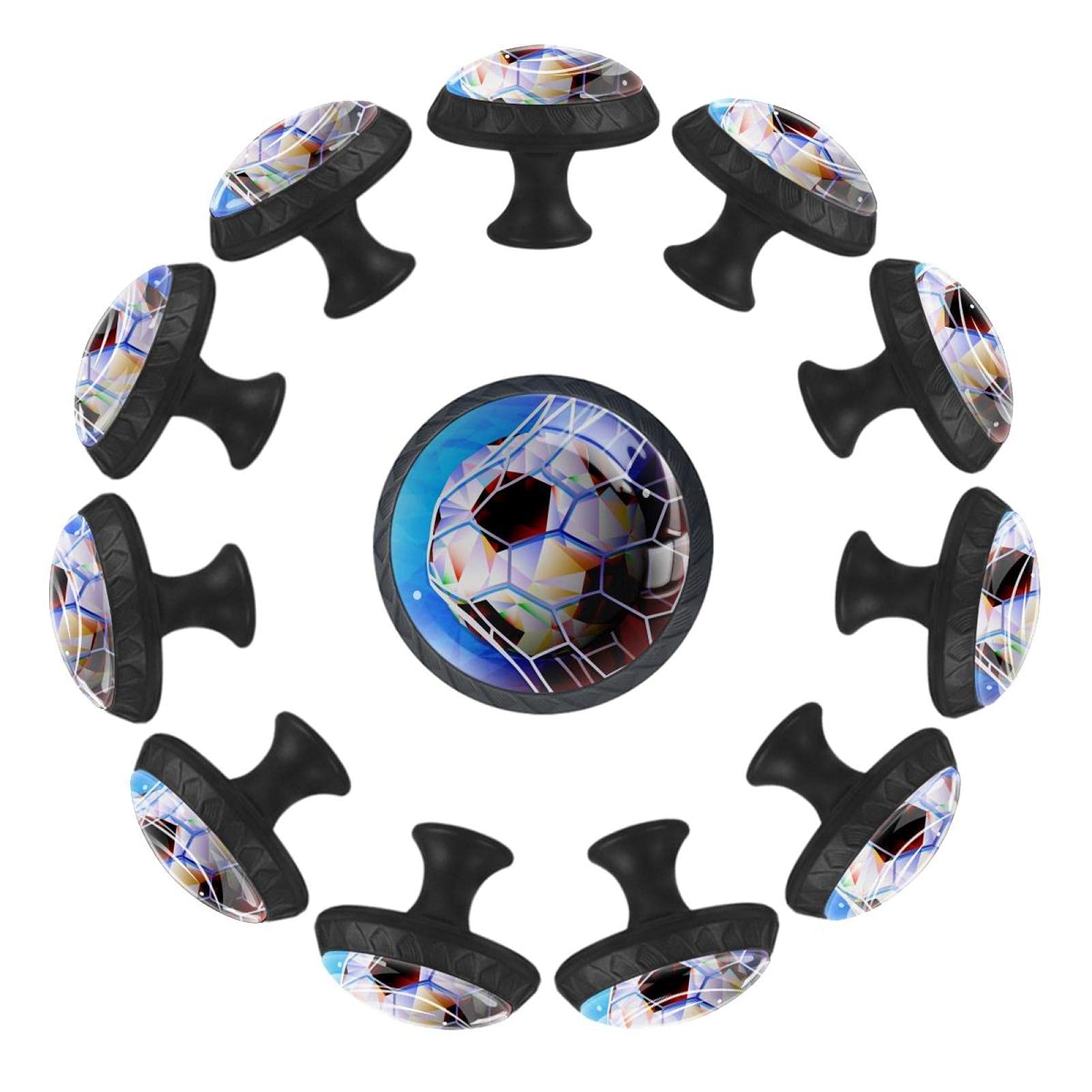 Boutons de tiroir football de 35 mm aux finitions soignées pour commode