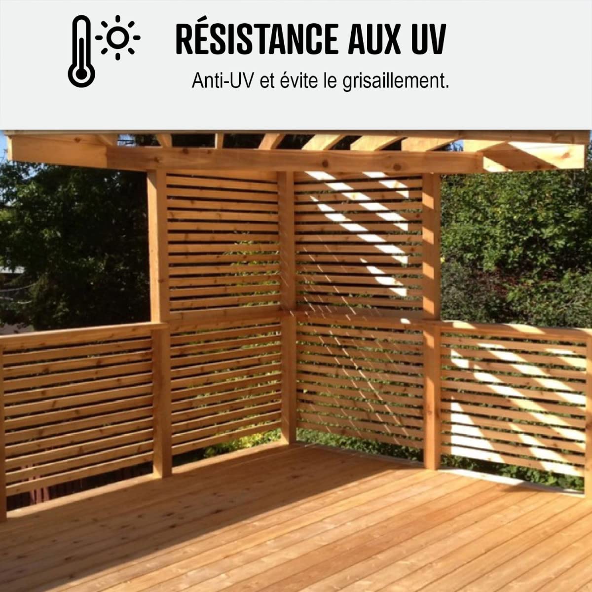 Saturateur Bois Terrasse et Bardage Extérieur 2.5 L Naturel - Incolore | Hydrofuge Terrasses, Bardages, Bois Extérieur, Nourrit, Aspect Mat Naturel, Anti-Uv, Huiles Naturelles - Arcane Industries