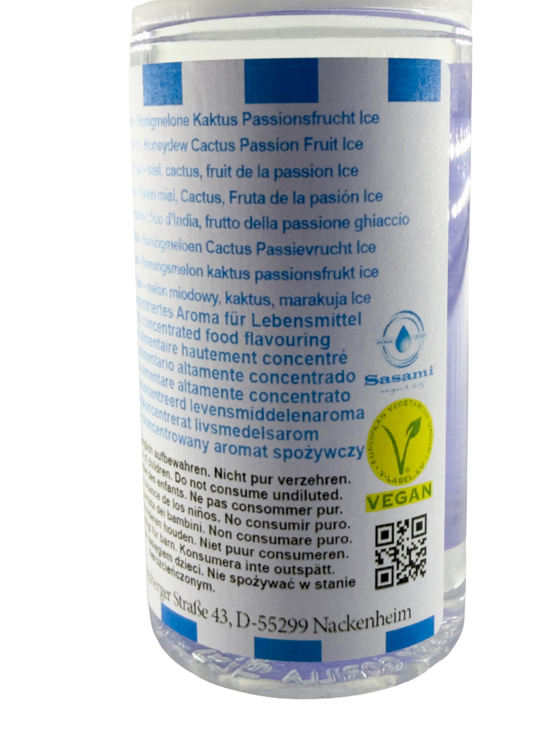 Starfruit Halo - melone, fico d’India, frutto della passione ghiaccio aroma concentrato - vegano - Sasami - 100ml