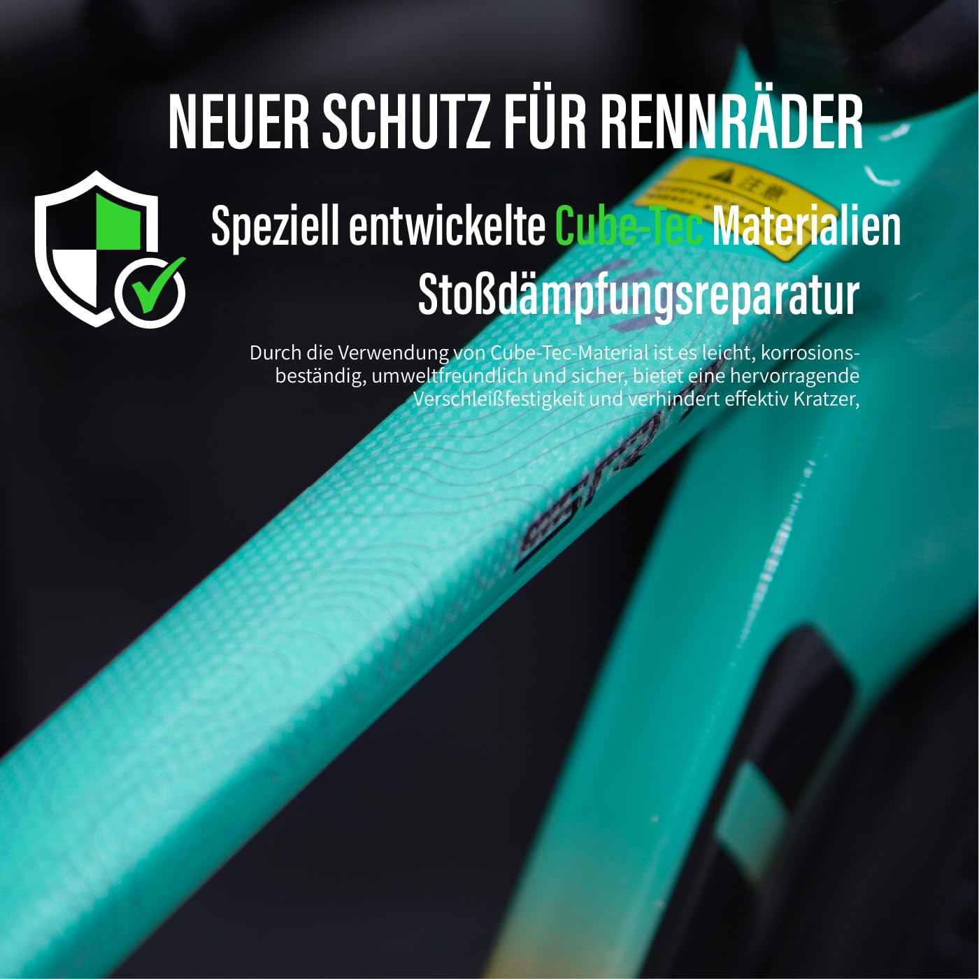 Chooee Lot de 20 films de protection pour cadre de vélo de course/Gravel - Pour tube supérieur et inférieur, roue arrière et fourche inférieure - Noir et transparent