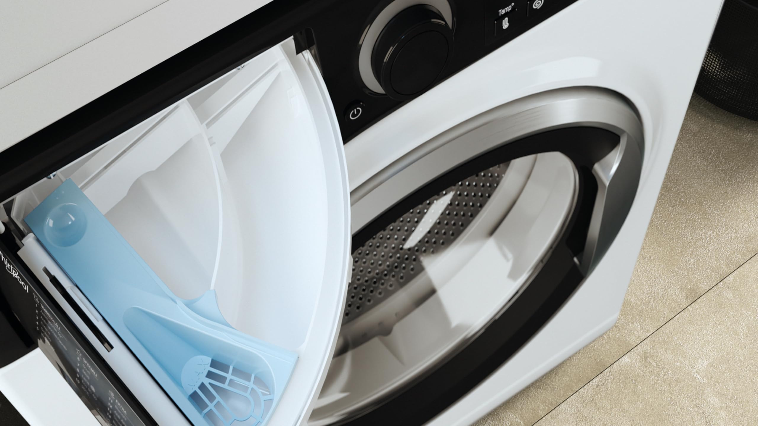 Whirlpool WSB 624 S IT - Lavatrice 6kg Libera Installazione, Carica Frontale. Centrifuga 1200 Giri Al Minuto. Larghezza 59,5cm, Profondità 42,5cm, Altezza 85,0cm, Classe Energetica C