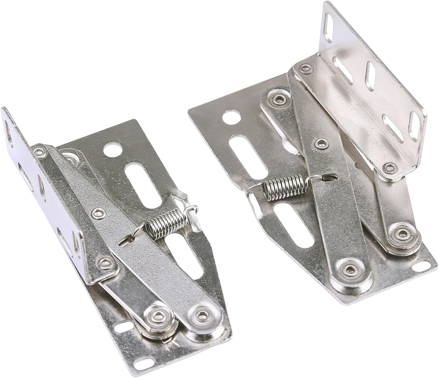 14 Inch Kitchen Sink Front Tip-Out Trays for Under Sink Cabinet in Kitchen and Bathroom, Includes Two Pairs of Hinges and Mounting Screws, 2 Pack, White