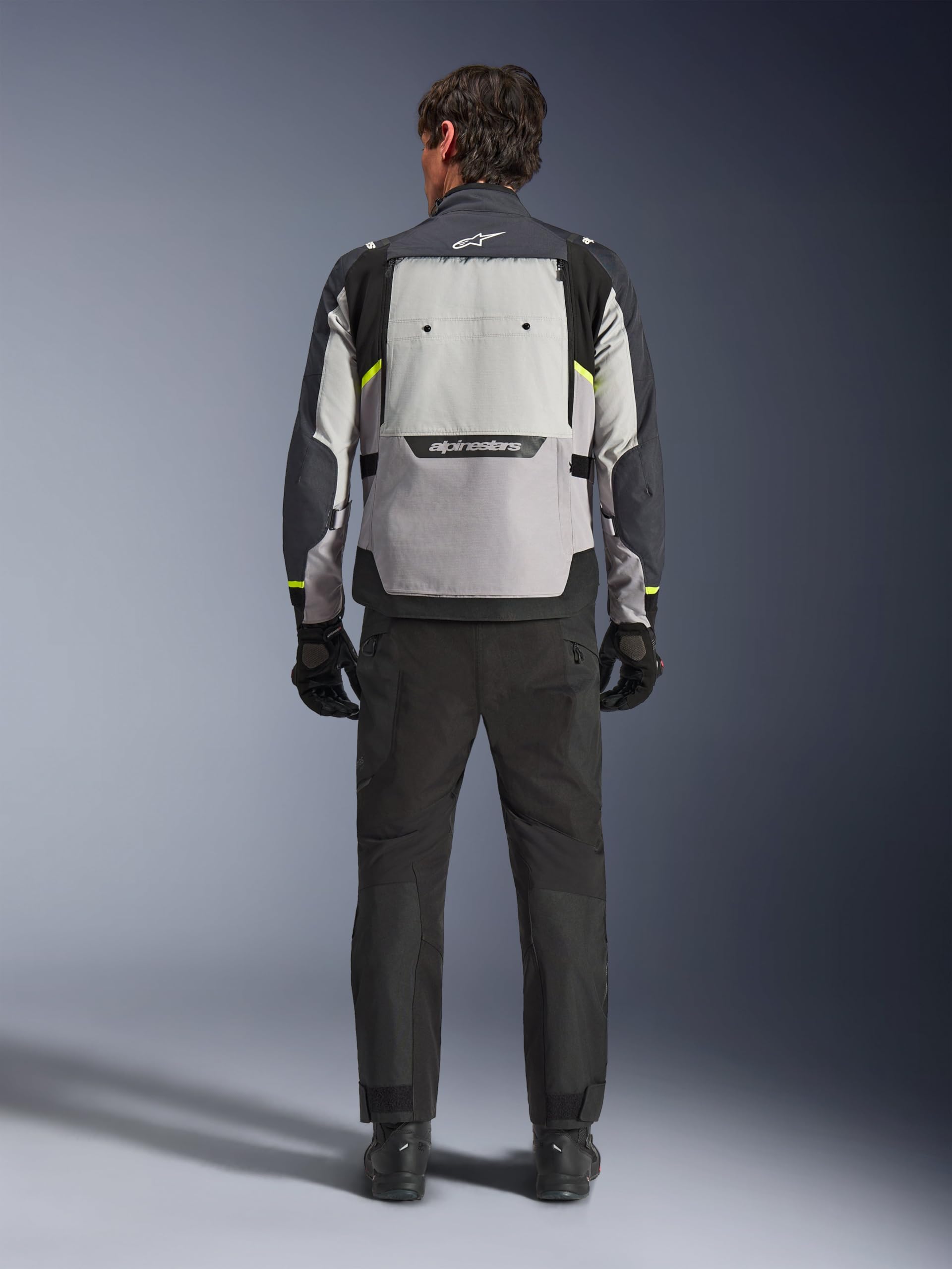 Alpinestars Cusco Drystar męska kurtka motocyklowa, przygodowa, turystyczna, lekka, odporna na rozdarcia, odpinana wodoodporna podszewka, Lodowy szary/średni szary/głęboki szary, M