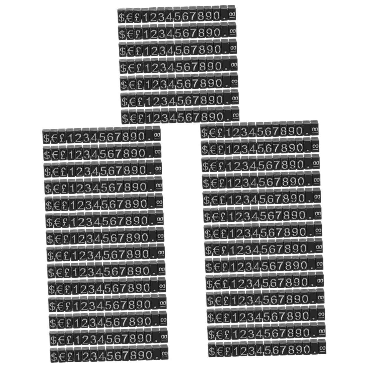 50 Sets Preisschild Einzelhandelspreissystem Display Einzelhandelsetiketten Verkaufsetiketten Für Einzelhandelspreisetiketten Schilderdisplay Mini Clip Preisanzeigeschild