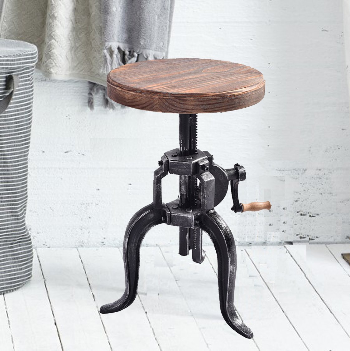 Amazon.co.jp: Topowerアメリカンアンティーク工業用DIYクランク