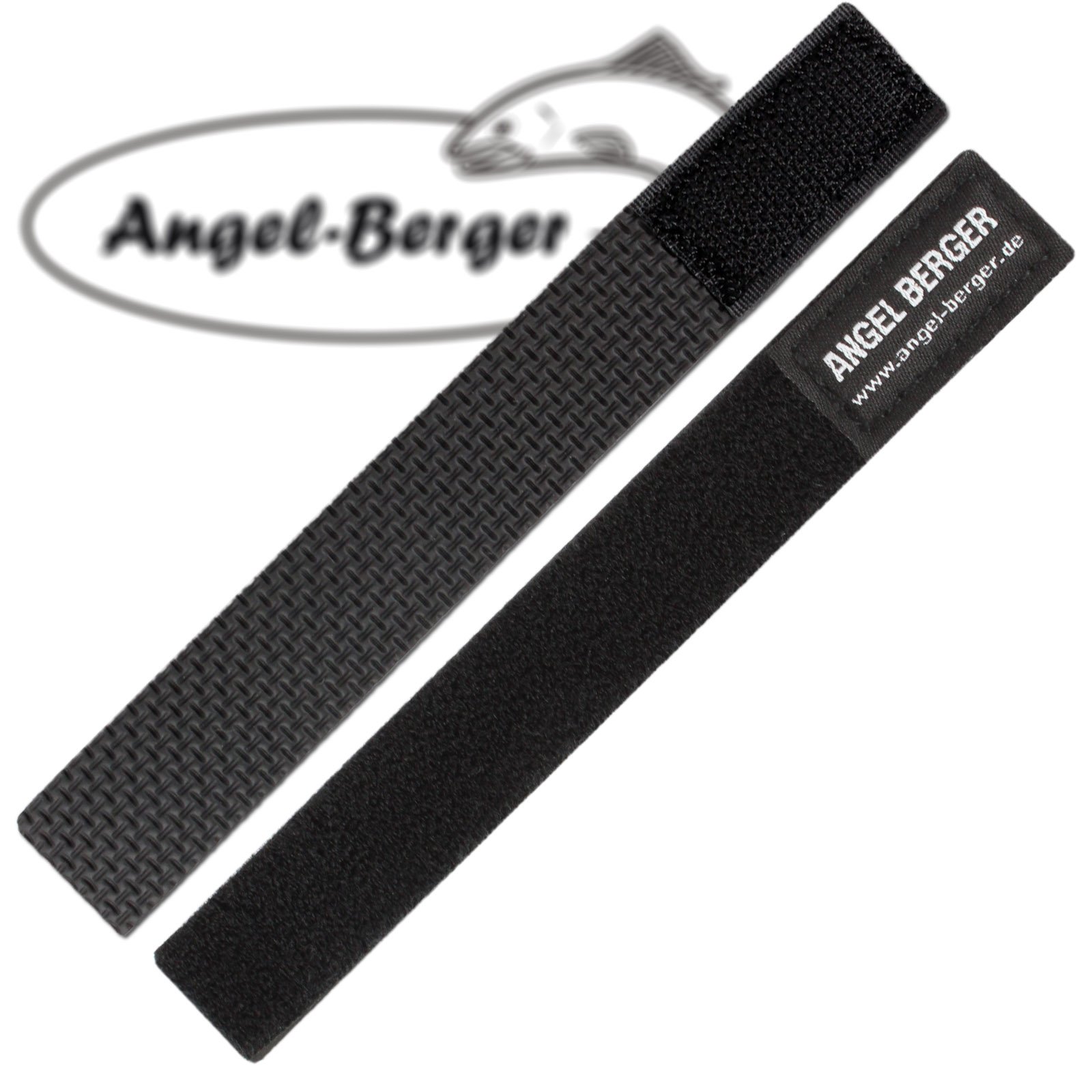 Angel-Berger - Cinta de velcro para cañas de pescar (10 x neopreno, 2 unidades)