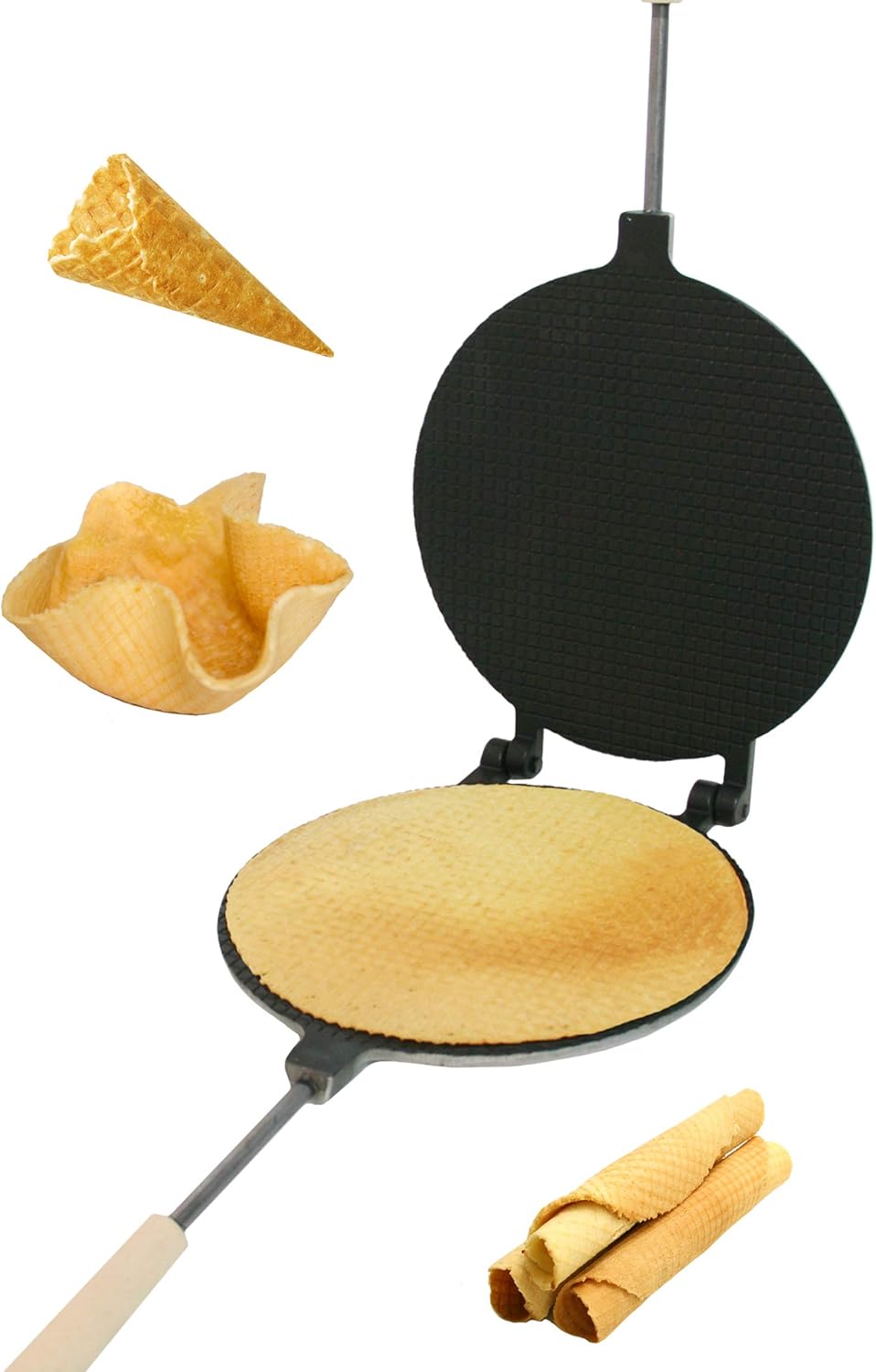 Waffle Maker round form Nonstick Waffle Cone Maker