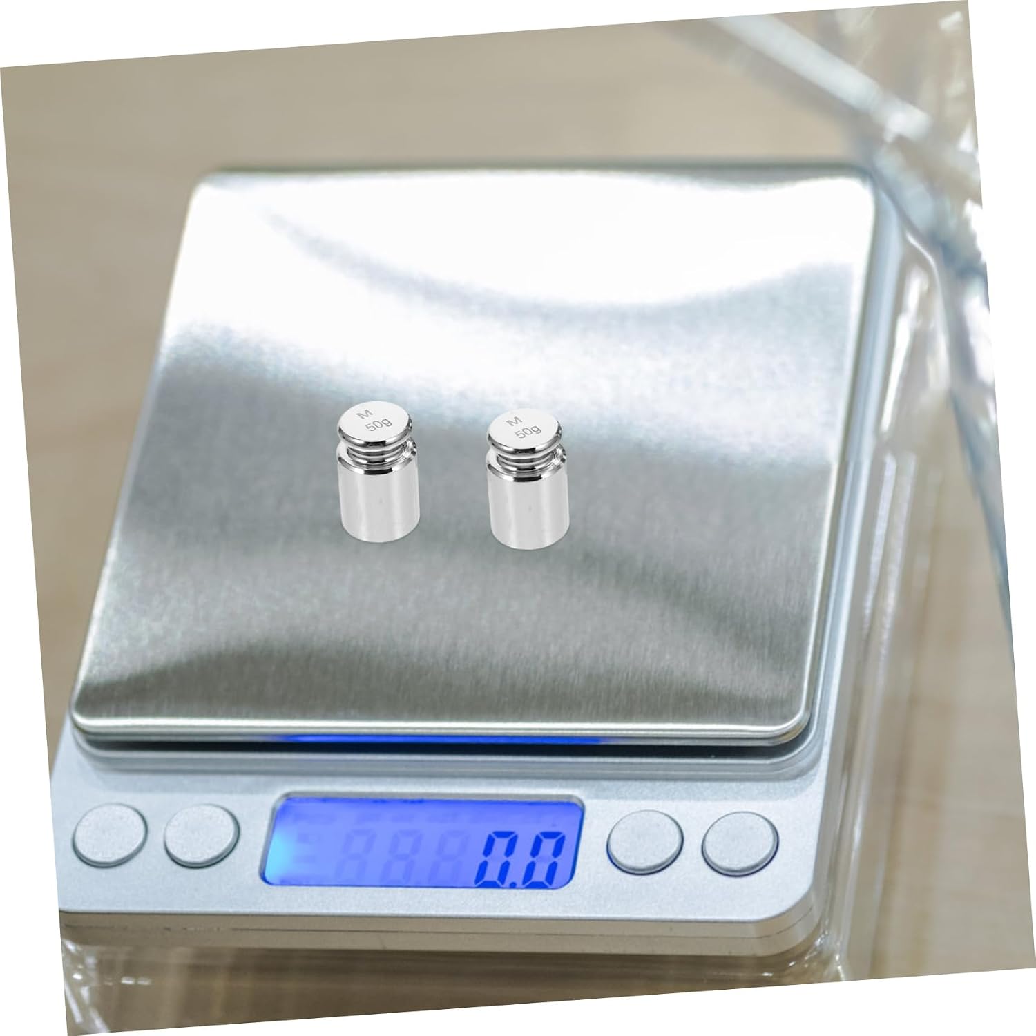 BESTOYARD Chrome Plated Calibration Weight for Digital Scale Precision Measurement for Lab Use and Educational Demonstrations Small Seamless Design for Easy Handling