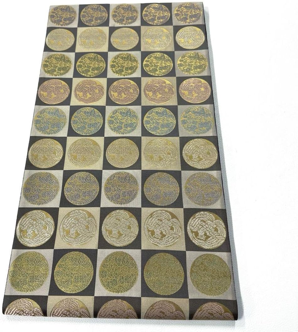 陰山織物謹製 箔屋清兵衛 高級 正絹 全通 袋帯 専用帯3200 ○