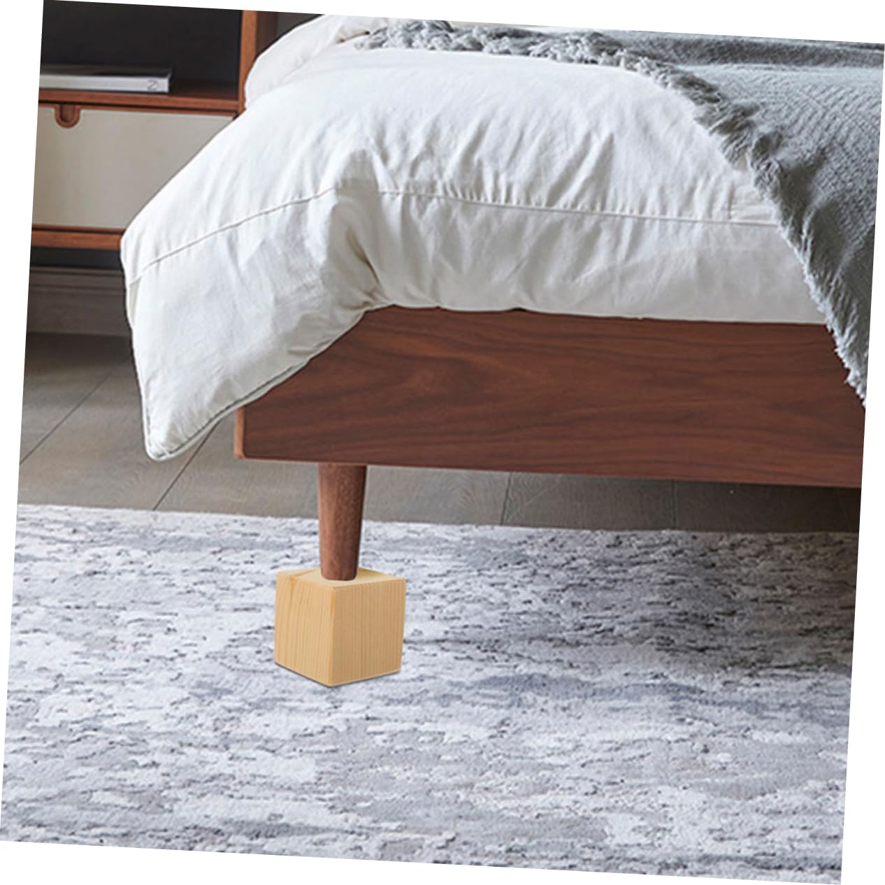 HOMSFOU 12stücke Möbelheber Möbel Erhöhungsblöcke Für Sofa Bett Stuhl Und Tisch rutschfest Installieren Und Bodenschonend