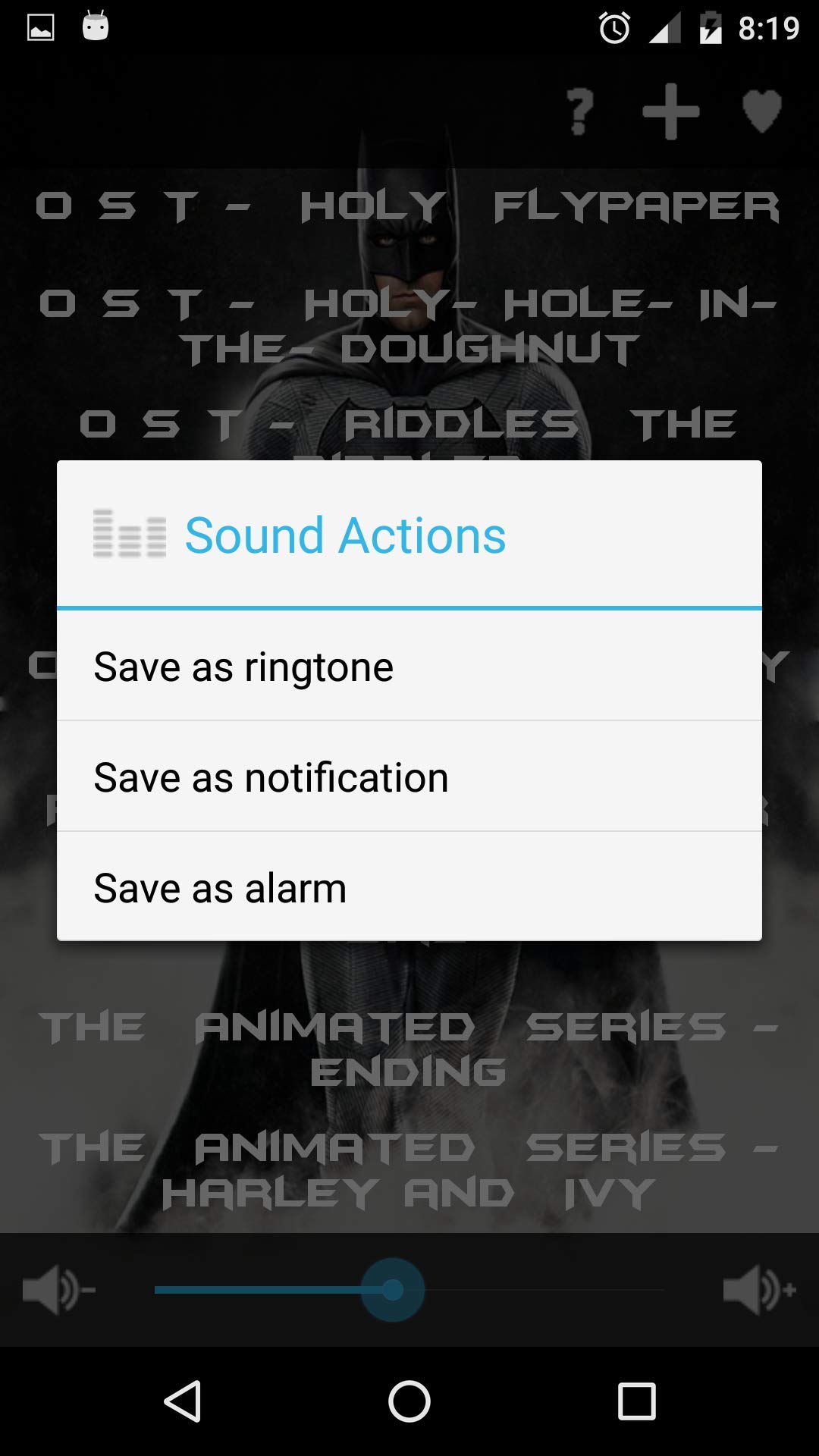 Bat Ringtones App on Amazon Appstore