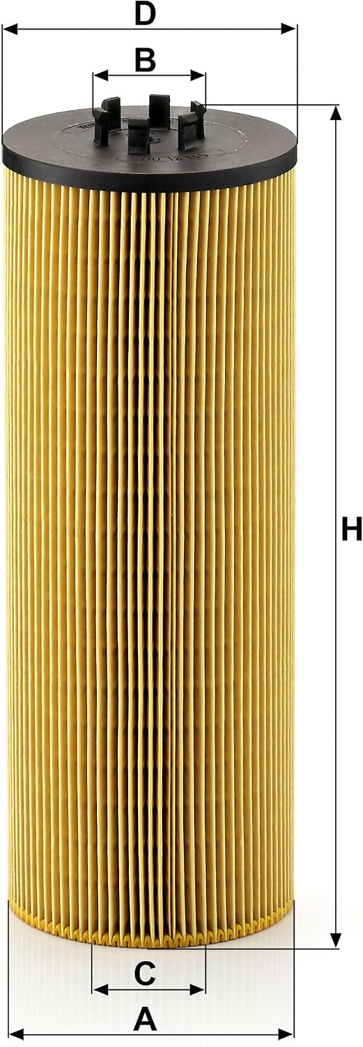 Mann Filter HU12140X Oil Filter Element, Metal Free