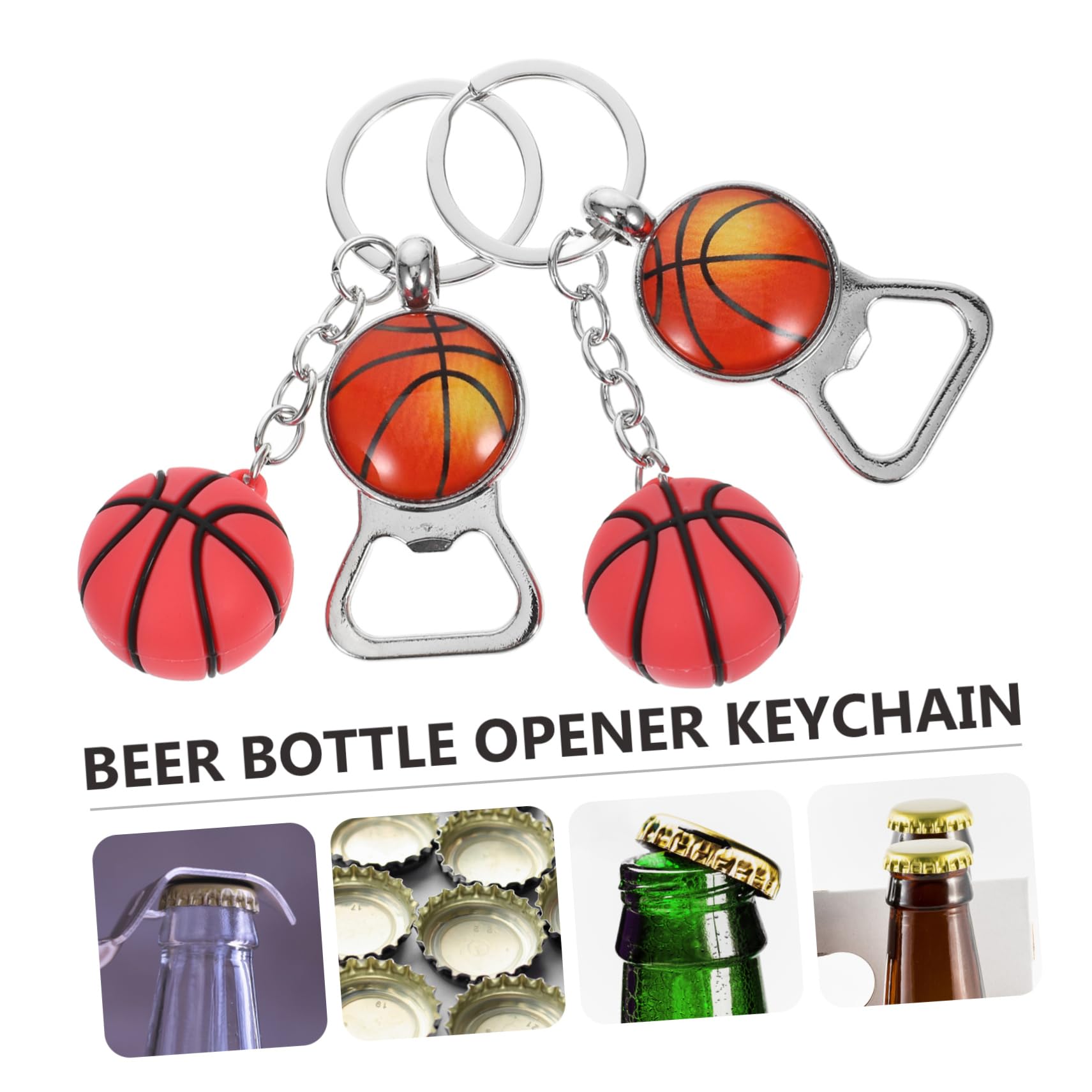 10piezas Abrebotellas De Baloncesto y Fútbol Herramienta Multifuncional Para Cerveza Barbacoa y Camping