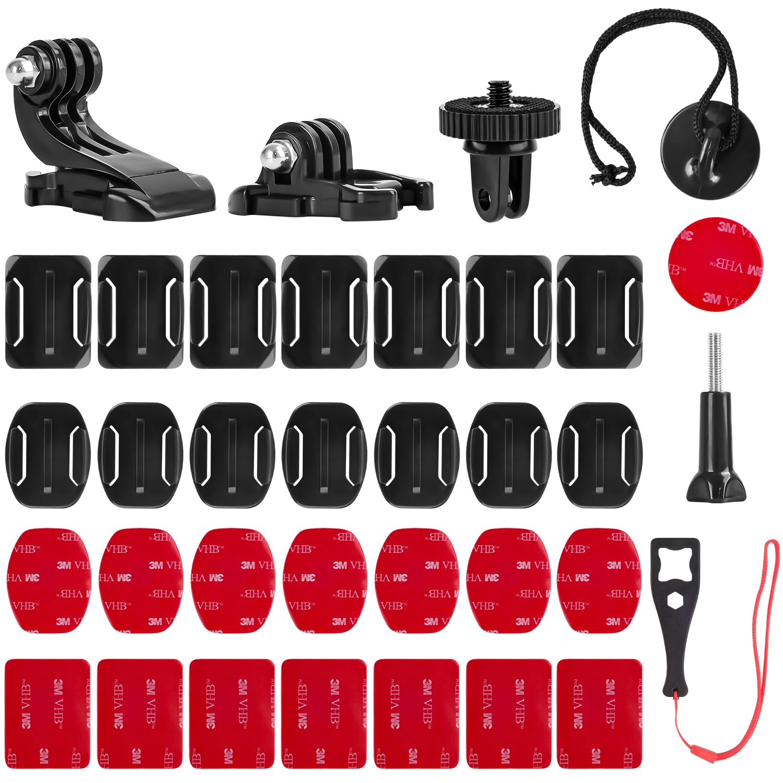 Attacchi Adesivi Curvi, Piatti, Patch Adesive Double Face, Casco