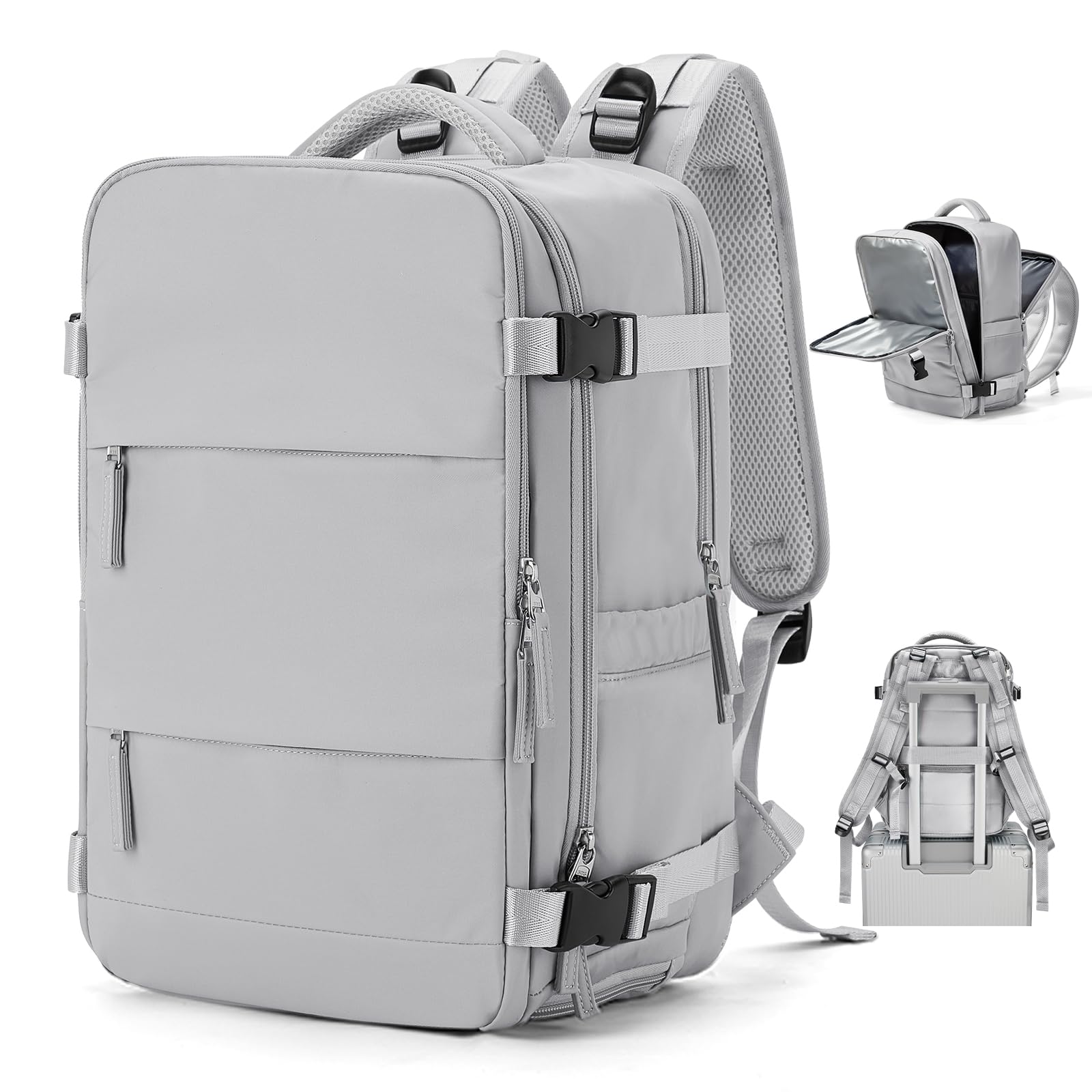 SZSYCN Bagaglio A Mano 40x20x25 Ryanair Borse da Cabina per Easyjet 45x36x20,Zaino da Viaggio Aereo Ryanair,Zaino impermeabile da viaggio con scomparto,adatto per zaino laptop da 14 pollici