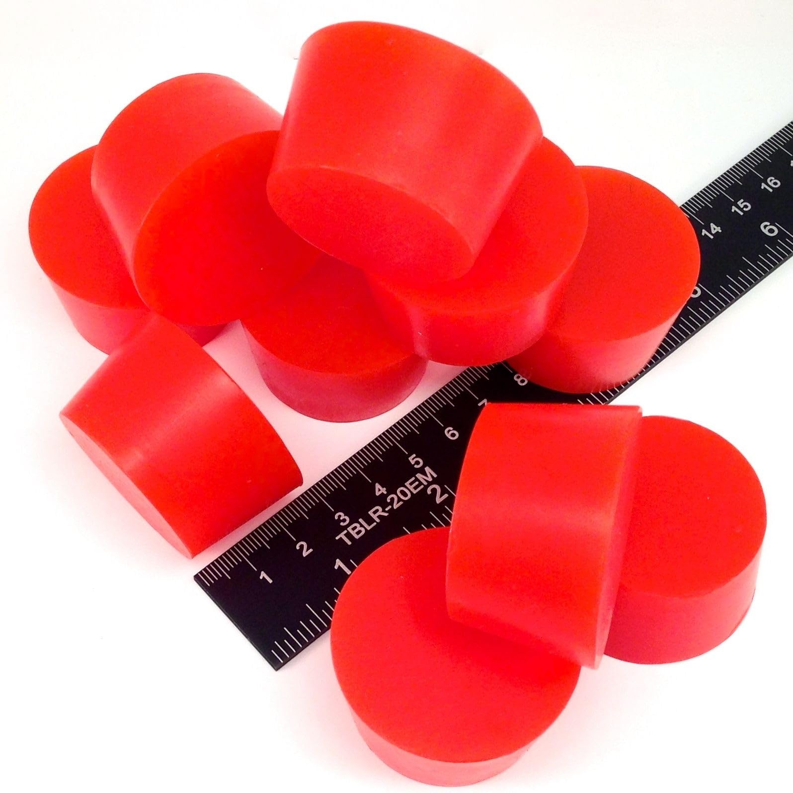High Temp Masking Supply 1.469" x 1.750" (1-15/32 x 1-3/4) Silicone Rubber Plugs - Tapered Stoppers for Powder Coating, Painting, Automotive, Crafts - Non-Toxic, Reusable STP9 (50 Pack)