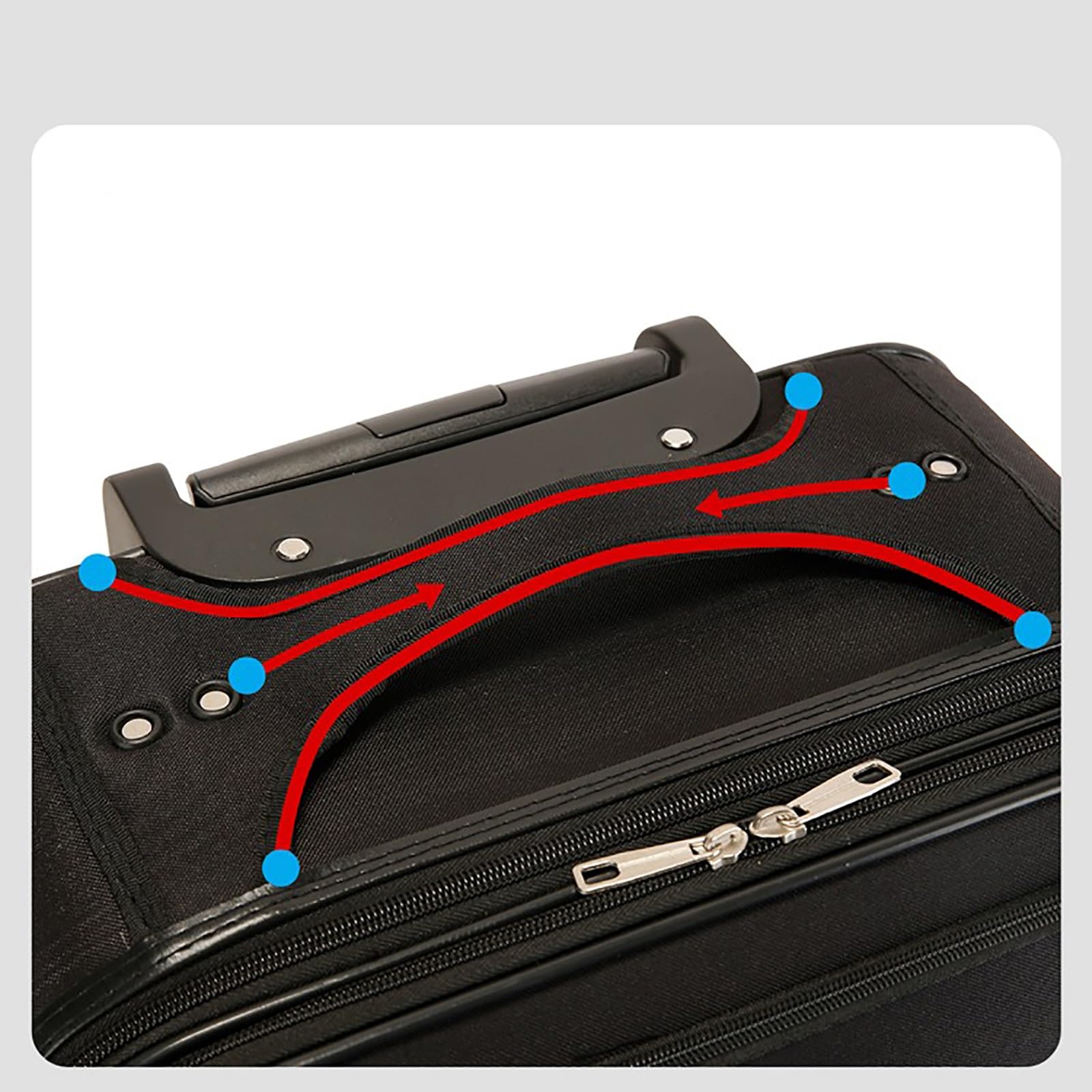 Borsa per Computer Portatile da Impermeabile, per Viaggio/Lavoro/Affari, Elegante Valigetta da Trasporto(2,36 * 22 * 45cm)