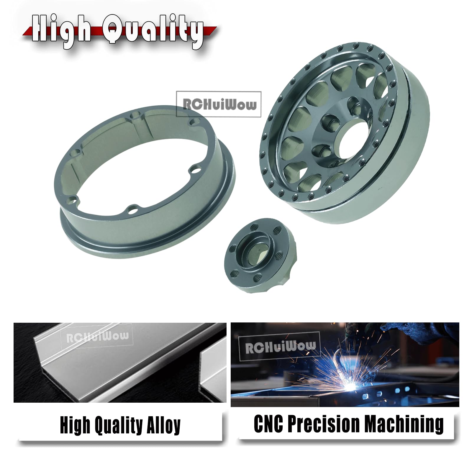 Rc Crawler CrazyHobby Beadlock Wheels And Tires Mud Tires For