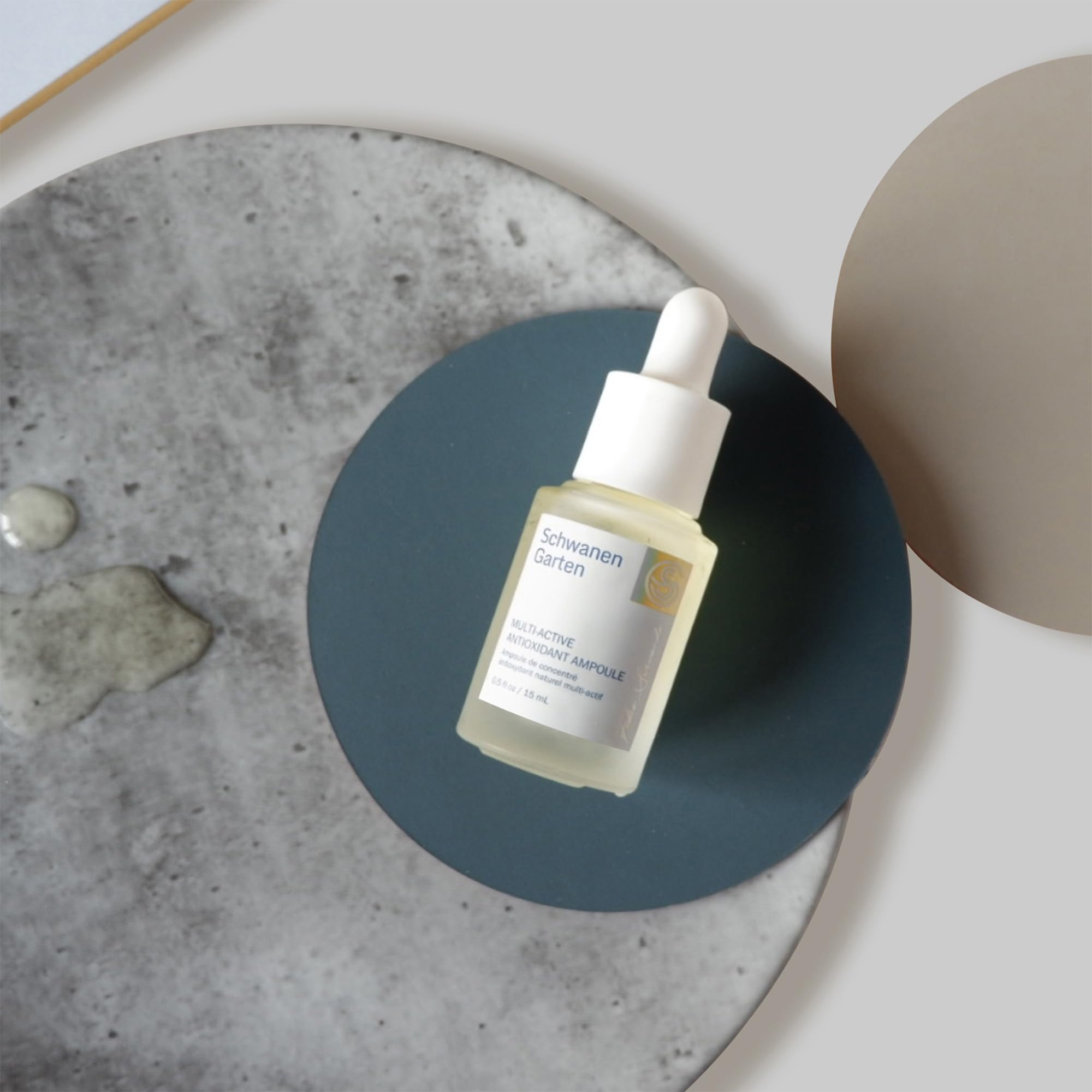 Schwanen Garten Multi Active Antioxidant Ampoule 0.5 fl oz 15ml - Antioxidant booster Organically grown & Handpicked ingredients Vegan Korean skincare product thumbnail 3
