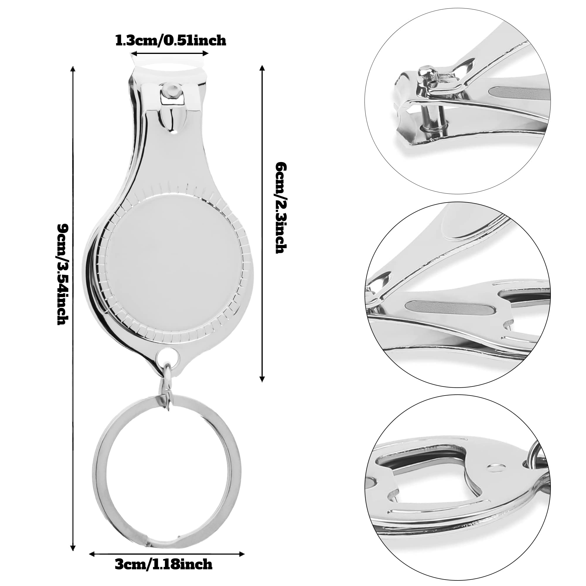 60 Stück personalisierter Nagelknipser Flaschenöffner mit Logo-Text für Männer und Frauen, Hochzeitsgeschenke für Gäste, Bulk, graviert, 4-in-1 Multifunktions-Flaschenöffner, Party, Urlaub, Vatertag,