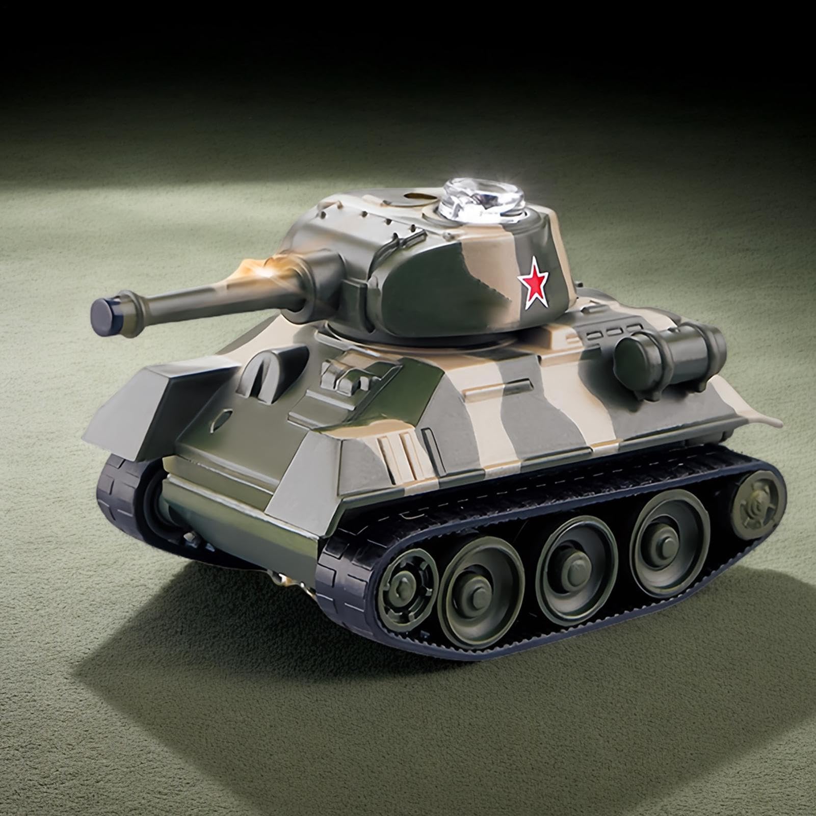 Generico Rc Tank, Mini Interactive Battle Vehicle Toy Kids, Stem Educational Remote, 6.8x4x3.9cm, Control Tank for Indoor Playroom, Bedroom, Living Room Activities Boys and Girls Excellent Addition