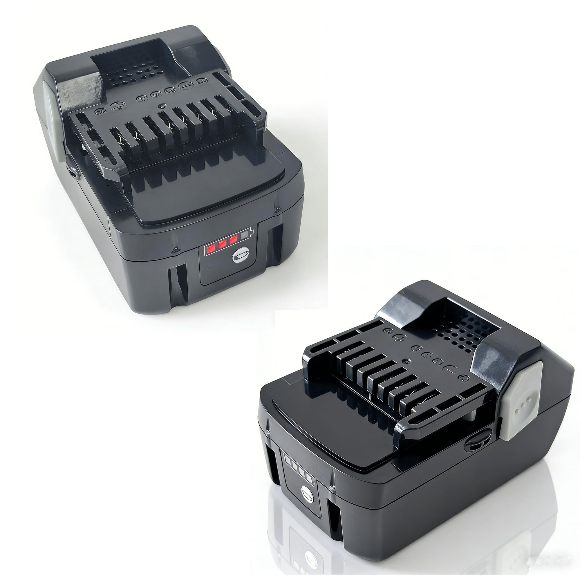 Lot de 2 batteries de rechange, 18 V, 5,0 Ah, pour Hitachi Hikoki BSL1815, BSL1815X, BSL1815S, BSL1830, BSL1830C, BSL1840, BSL1850, compatible avec 330068 335790 339782 C1850 DBAL DH18 DBL DH18DBDL