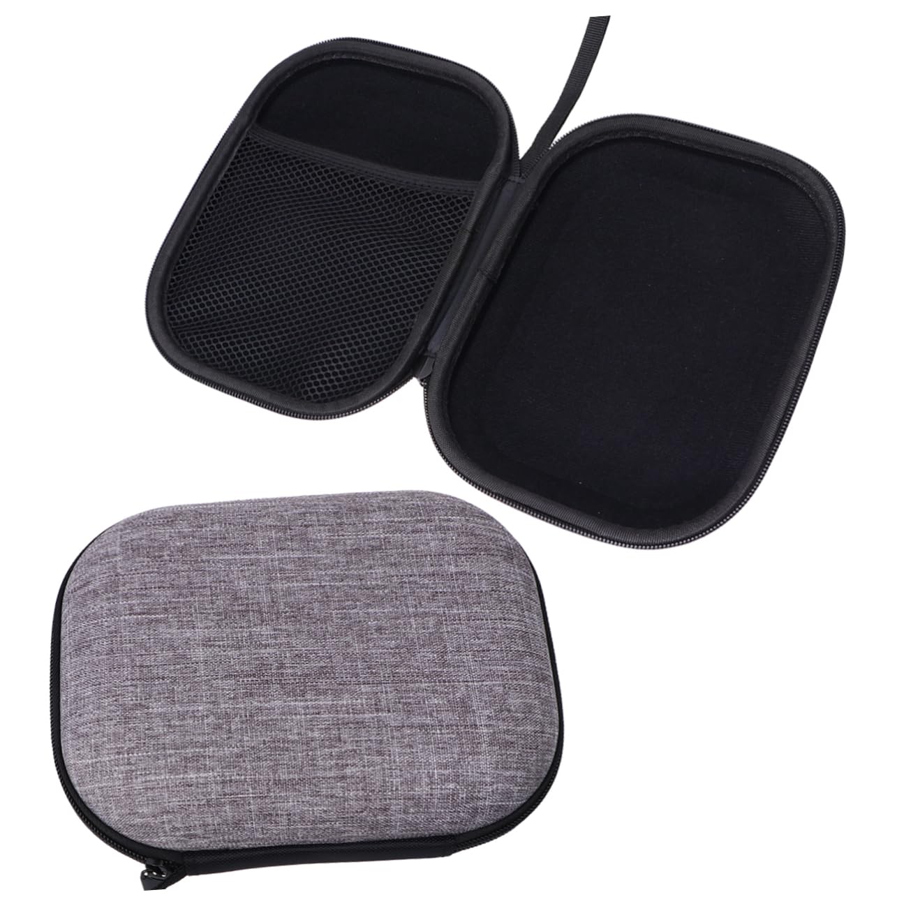 OSALADI 3pezzi Custodia Per Cuffie Tessuto Cotone e Lino Organizer Per Auricolari Compatibile Con Protettiva e Facile Da Trasportare