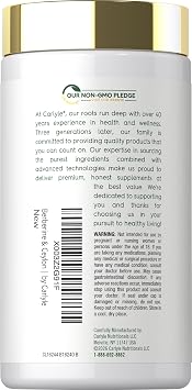 Carlyle Berberine with Ceylon Cinnamon | 60 Capsules | Vegetarian, Non-GMO, Gluten Free