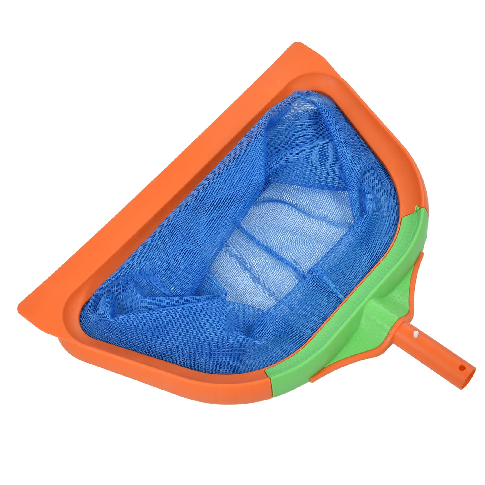 Pool Skimmer Netto - Red de pesca de agua profunda para limpieza de piscinas, color naranja, 19,3 x 16,7 pulgadas