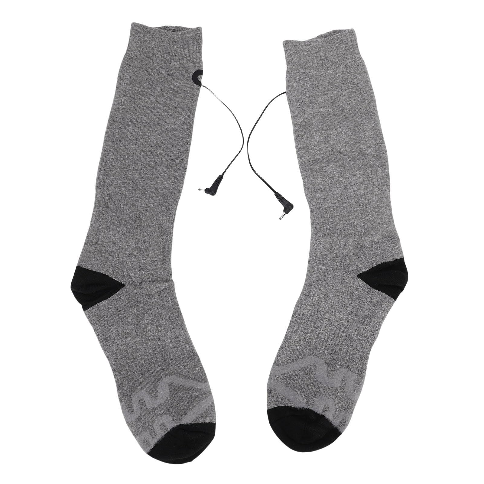 Buachois Calze Riscaldate Elettriche, Doppio Lato, 3 Livelli Temperatura, Biancheria Intima Termica, Per Escursionismo Sci Ciclismo, Taglia Unica