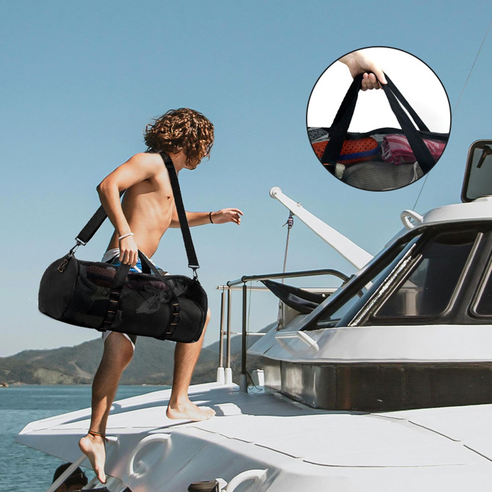 Borsa Da Immersione In Rete - Zaino Impermeabile Per Attrezzatura Subacquea