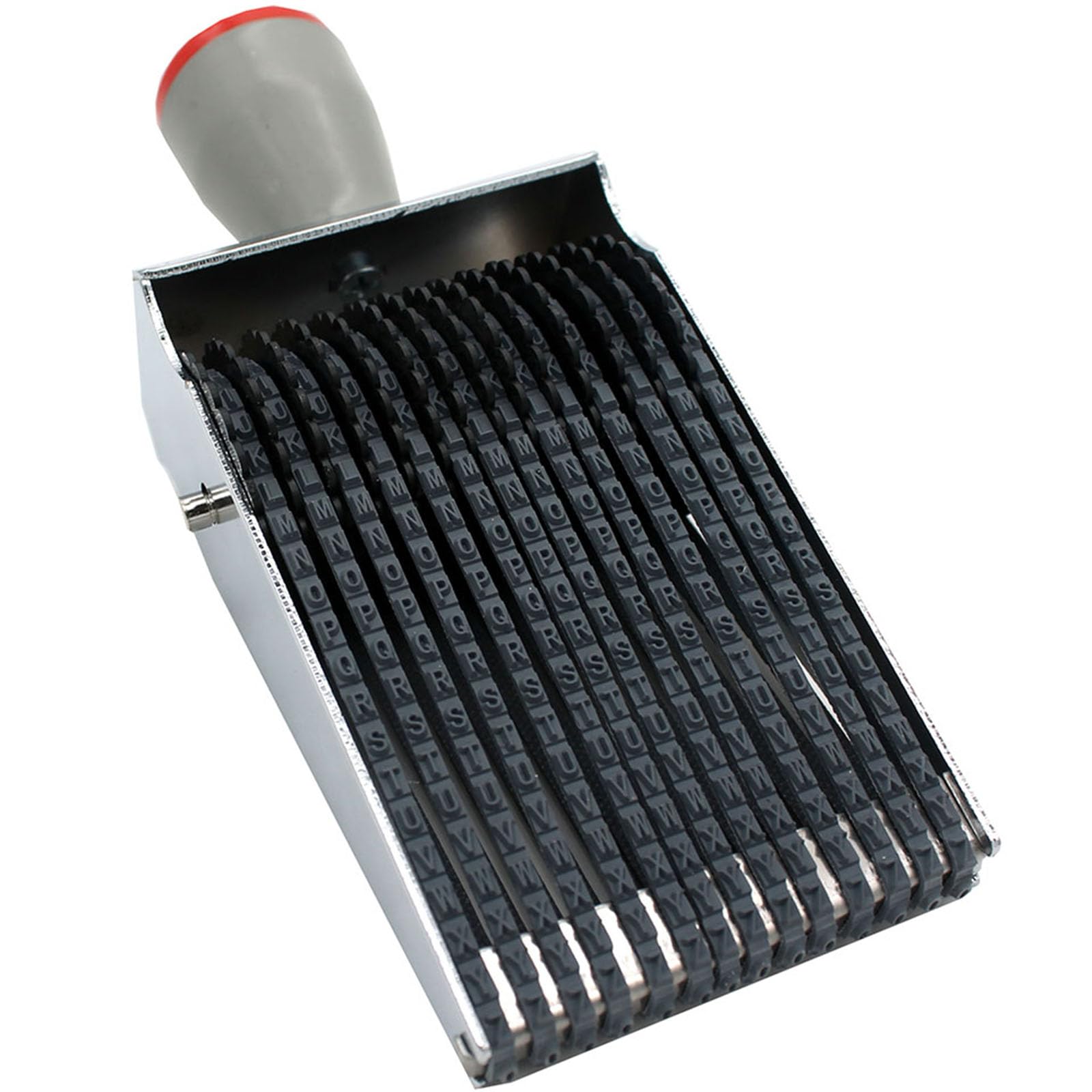 ZENG 14 Digits Changeable 0-9 Numbers & 26 Alphabet Rolling Rubber Stamp - Fit for Date,Business Office & School Supplies, Imprint Size 62 x 3.5 mm,