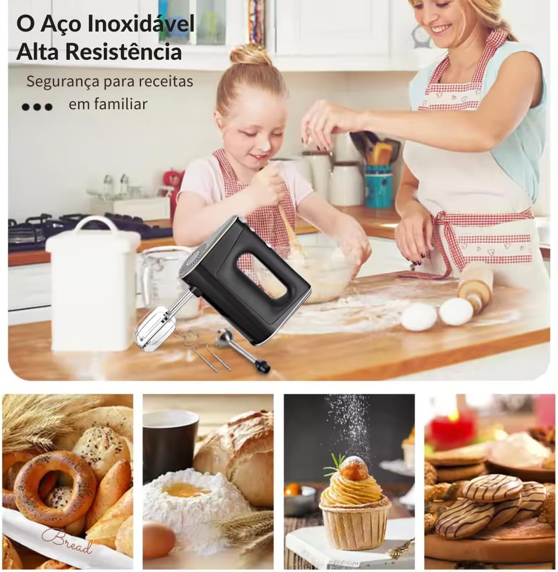 Batedeira com Mixer de Mão 800W: Review após 7 dias de uso doméstico
