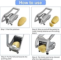 Vista 3 de Simpli-Magic French Fry Cutter, Premium Upgraded Stainless Steel