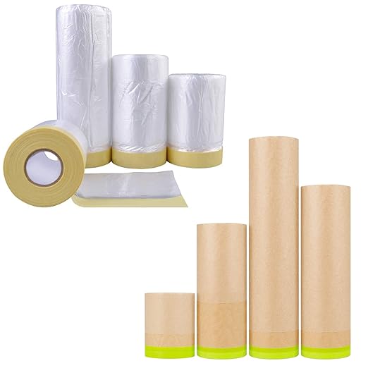 MyLifeUNIT Tape and Drape, Masking Paper with Tape Bundle