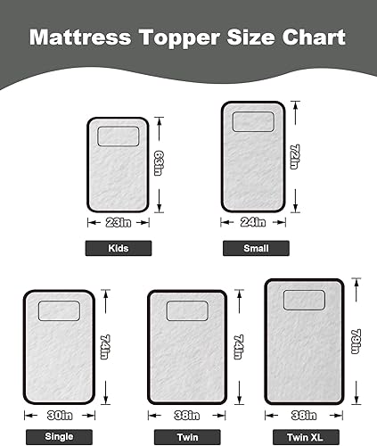 Miniatura 7 de Ferlizer Memory Foam Camping Mattress Pad, 3" Portable Roll Up Sleeping Pad for Adults, Camping Bed Pads for Sleeping with Waterproof Cover & Travel