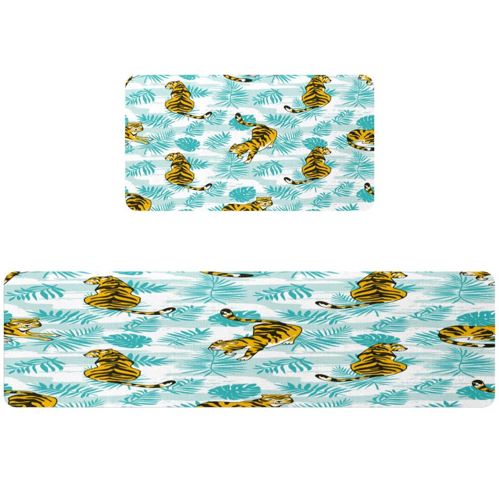 2 alfombrillas de cocina antideslizantes VAPOKF absorbentes