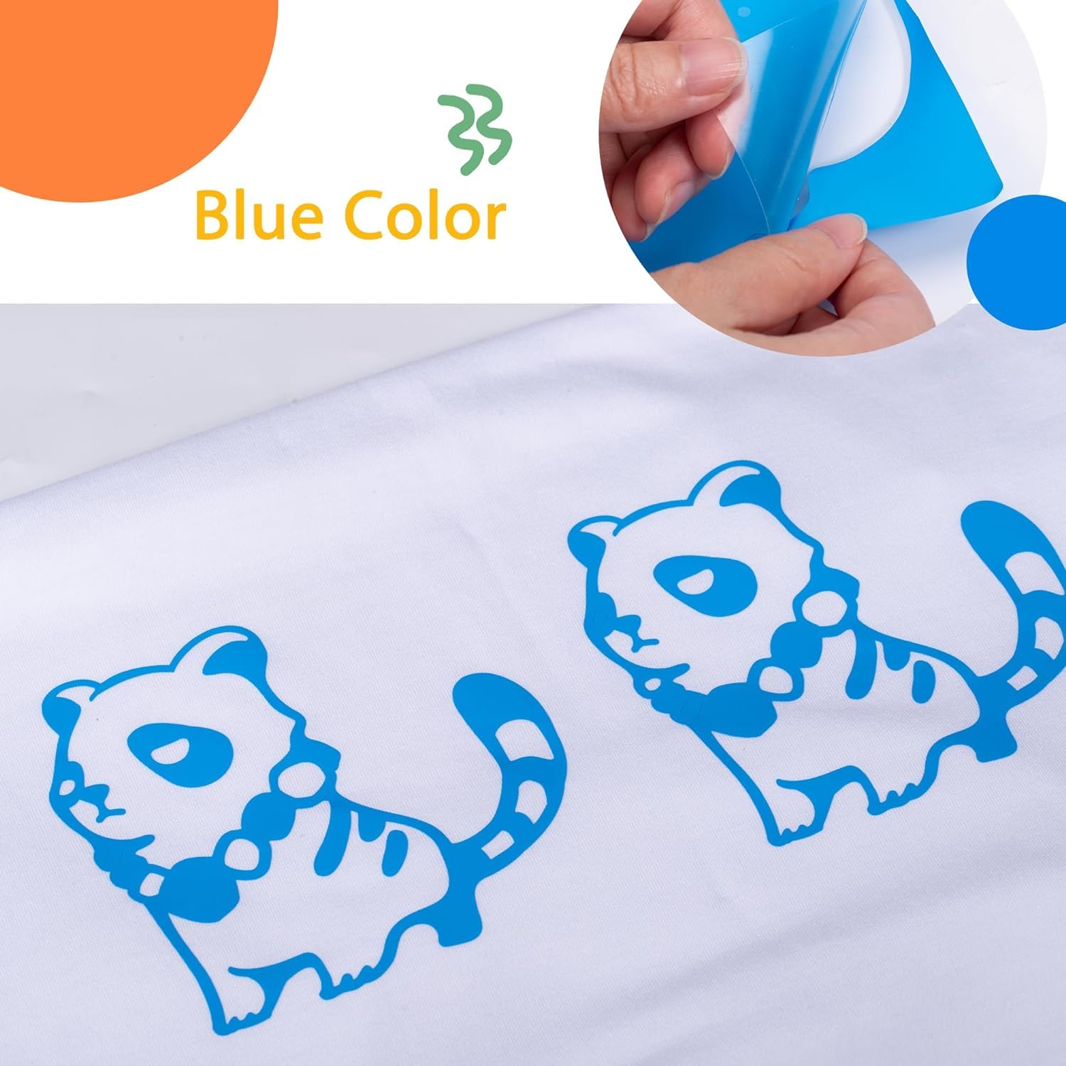 Amazon.co.jp: JAVIGA アイロンシート 青 アイロンプリント