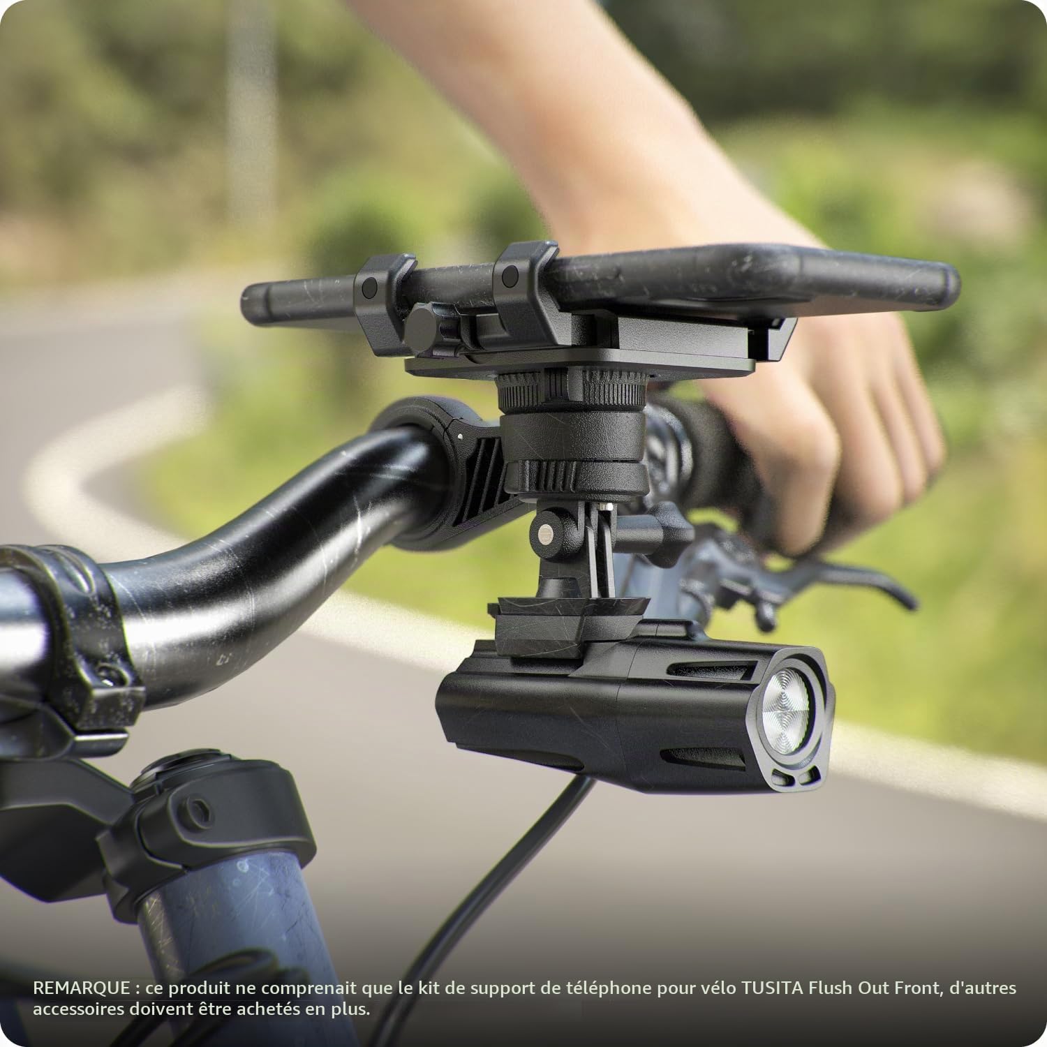 TUSITA Kit de Support pour Téléphone de Vélo - Twist Lock Téléphone Support de Guidon et Adaptateur Universel à Pince